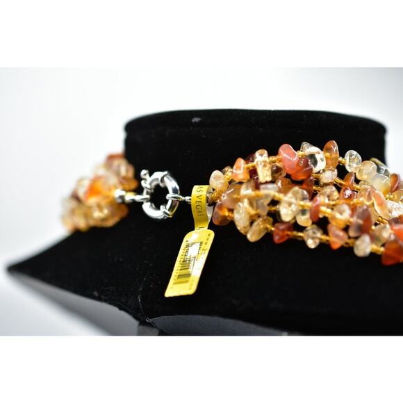 Alexander Kalifano Necklace NWT Natural Gemstone Statement Heavy Layered Bin3 - Picture 9 of 12